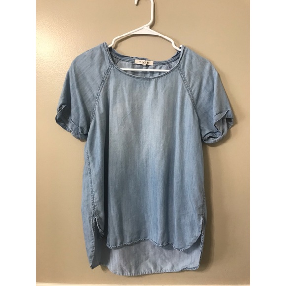 life in progress Tops - Denim style top